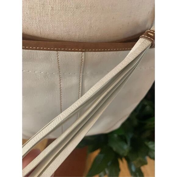 Coach crossbody white purse bag leather - Picture 4 of 7